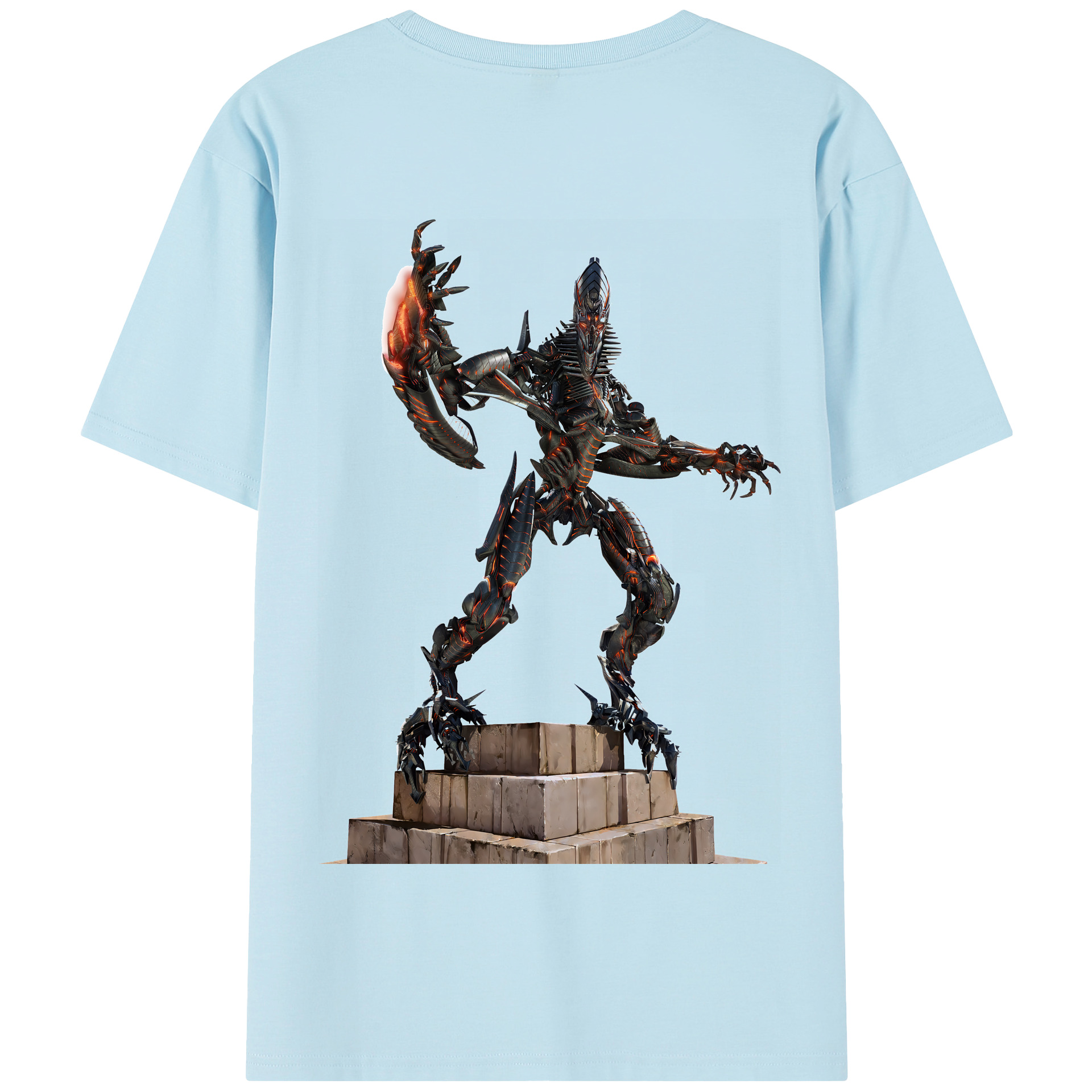 （画像用） Transformers トランスフォーマー 綿100％半袖Tシャツ（背面プリント）
